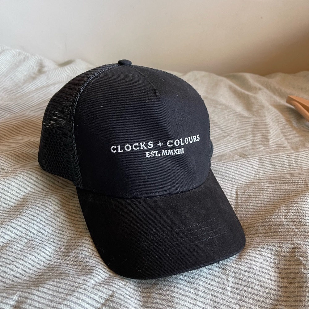 Clocks+Colours Trucker Hat